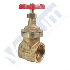 VALVULA DE COMPUERTA LATON ROSCADA PN-25